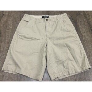 ScotteVest Chino Shorts Mens Size 32 Tec 9.5” Inseam 8 Pocket Hand Warmer Tan